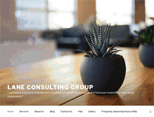 Tablet Screenshot of laneconsultinggroup.org
